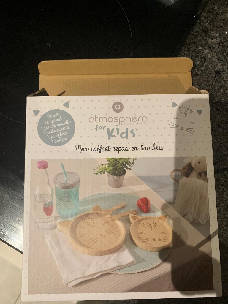 Ontbijtset, eetset bamboe, Ophalen, Nieuw, Overige typen
