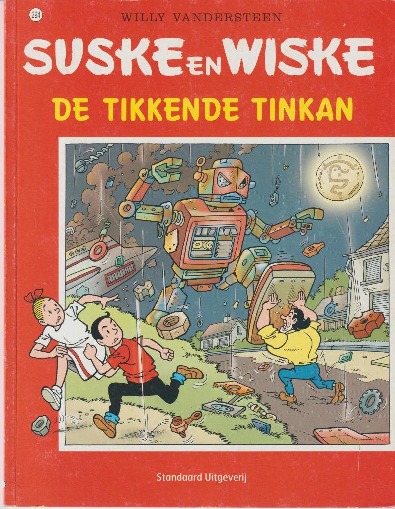 suske en wiske nr 294 ; de tikkende tinkan  ; 1ste druk, Enlèvement ou Envoi, Willy Vandersteen, Une BD, Comme neuf
