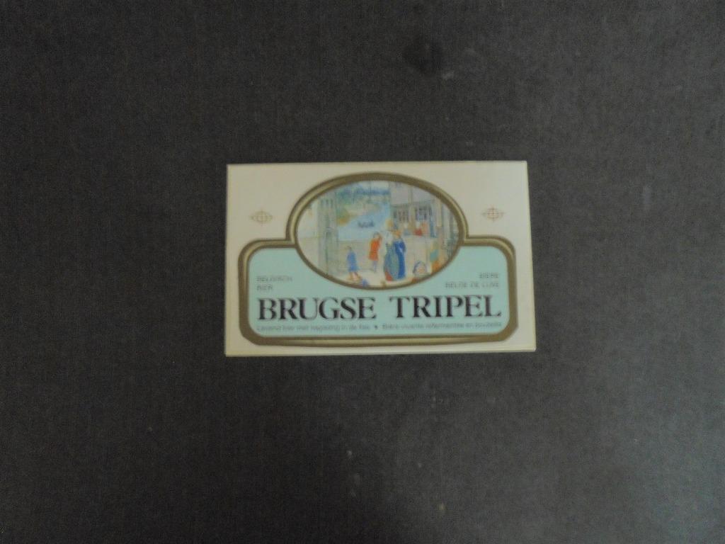 sticker bier Brugse Tripel, Verzamelen, Verzenden, Nieuw, Merk