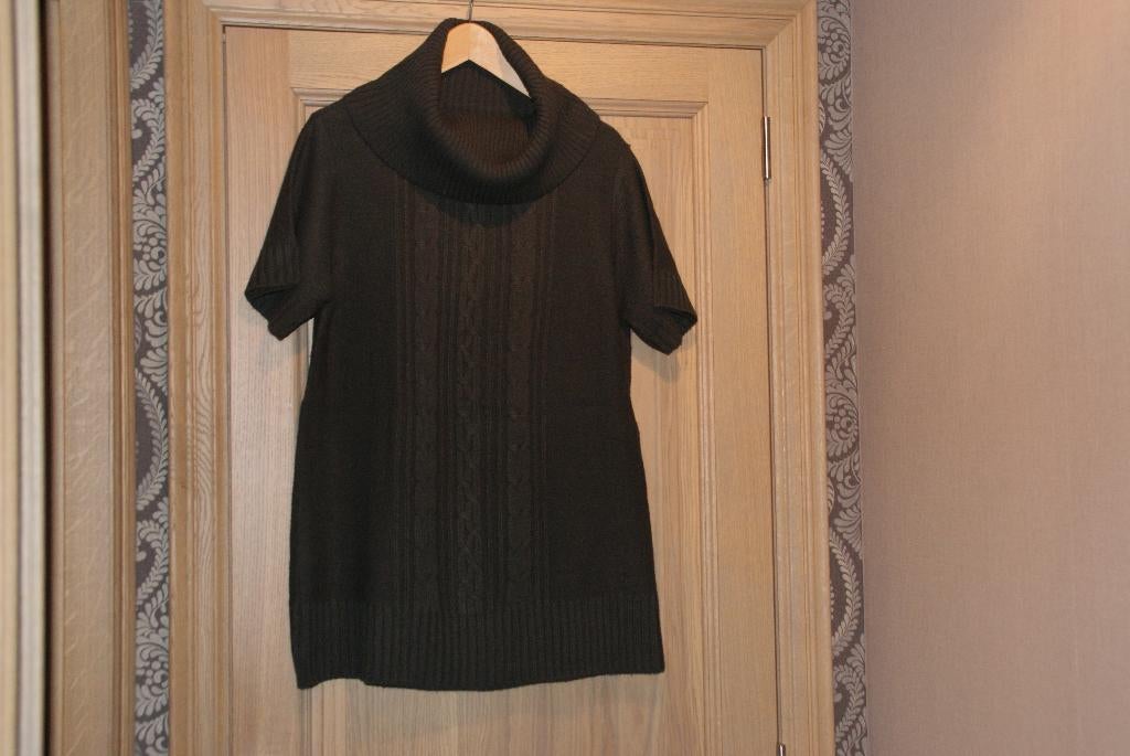 Pull à col roulé gris foncé pour femmes, taille 42/44, Enlèvement ou Envoi, Comme neuf, Taille 42/44 (L), Gris