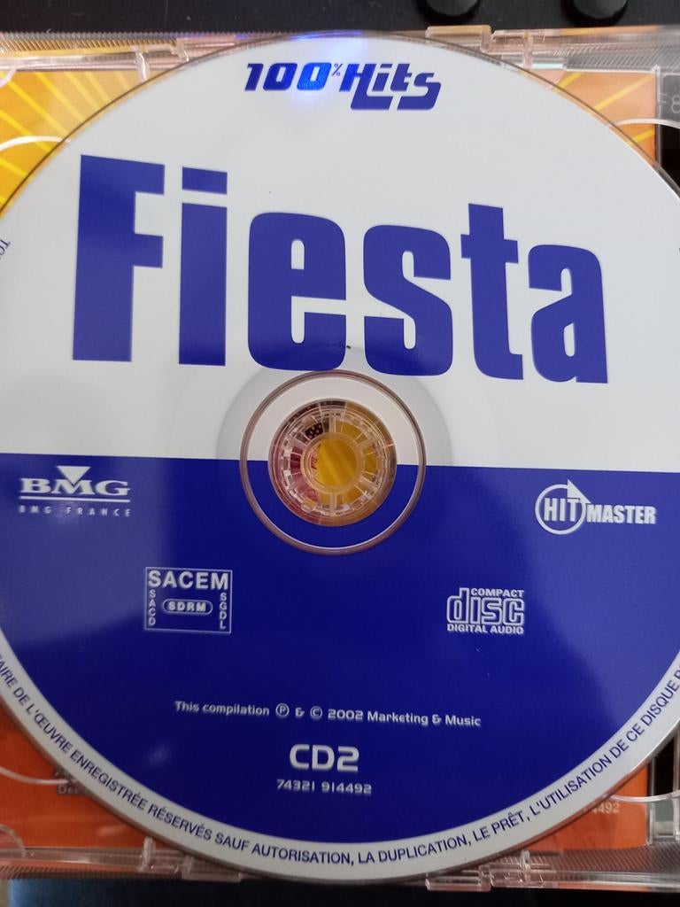 100% Hits Fiesta - Compilation 2 CD 💿 💿, Enlèvement ou Envoi, Comme neuf, Disco, Coffret