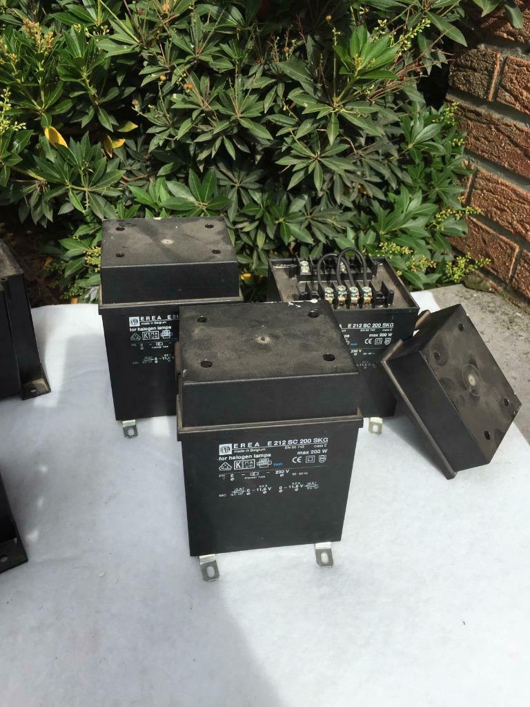 Lots de 3 transfos EREA E 212 SC 200 SKG, Gebruikt