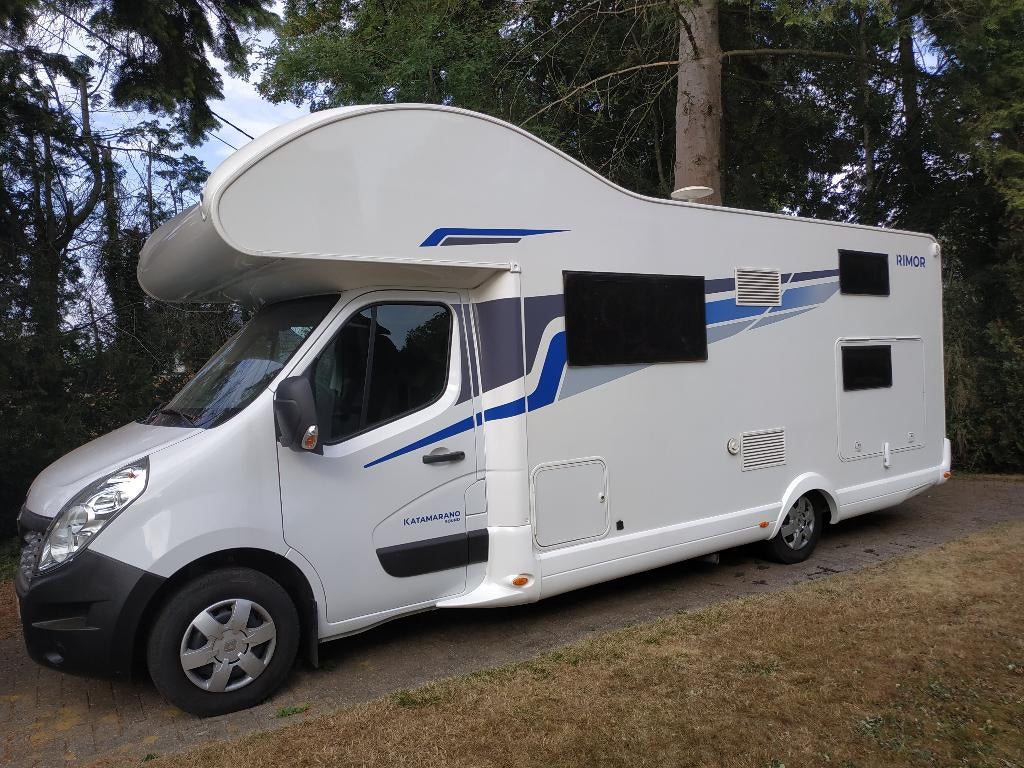 Camping Car Rimor katamarano sound 2 (2019) - 7 places, Caravanes & Camping, Camping-cars, Marchepied électrique, Siège standard