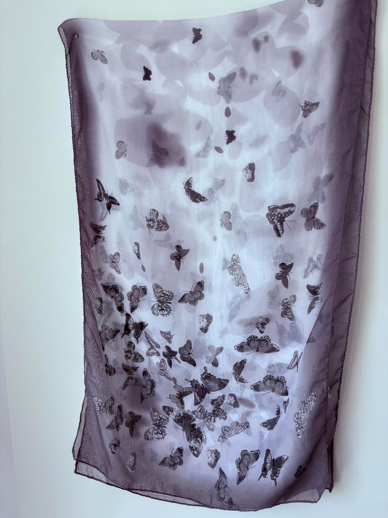 Dun sjaaltje vlinders, Ophalen of Verzenden, Gedragen, Sjaal