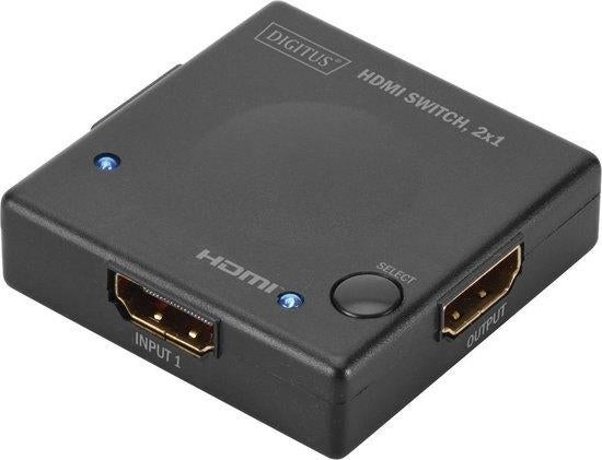 2 poorten HDMI-switch, Audio, Tv en Foto, Audiokabels en Televisiekabels, Ophalen of Verzenden, Nieuw, Minder dan 2 meter, HDMI-kabel