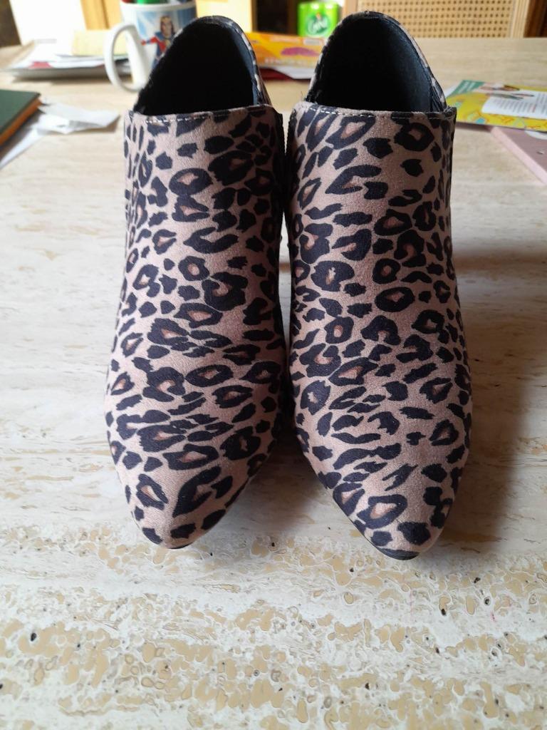 Dames pumps luipaardprint New Look Maat 36 hakken van 7 cm, Pumps, Overige kleuren, New Look, Ophalen of Verzenden