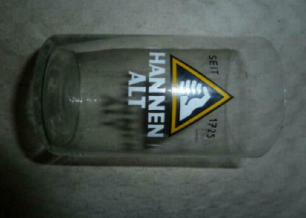 #N bier glas Seit 1725 HANNEN ALT 0,2L, Verzamelen, Glas en Drinkglazen, Nieuw, Bierglas, Ophalen of Verzenden