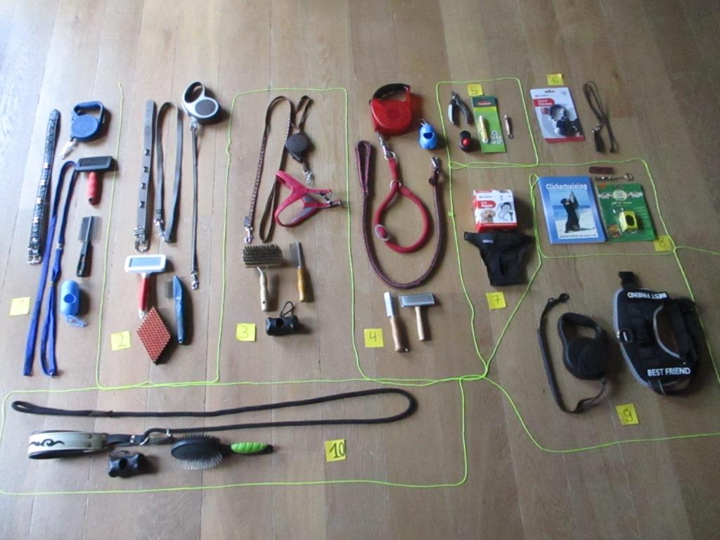honden gerei harnas,riemen,halsband,rollitsen,clikker,fluitj, Dieren en Toebehoren, Ophalen of Verzenden, Gebruikt