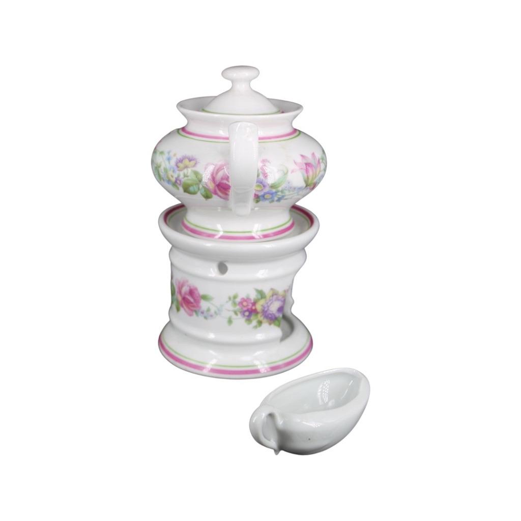 Élégante Tisanière en Porcelaine de Limoges, Antiquités & Art, Enlèvement ou Envoi