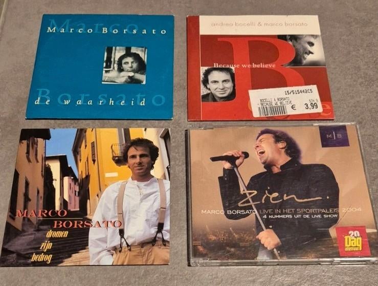 Marco Borsato singles, Ophalen of Verzenden, Gebruikt