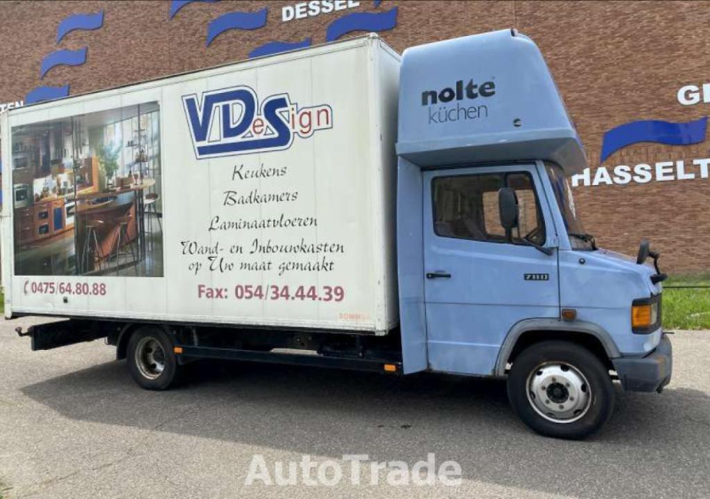 Vario 711D |1ste Eigenaar |Meubelbak| 1j Garantie, Auto's, Stof, Blauw, Mercedes-Benz, Grijs