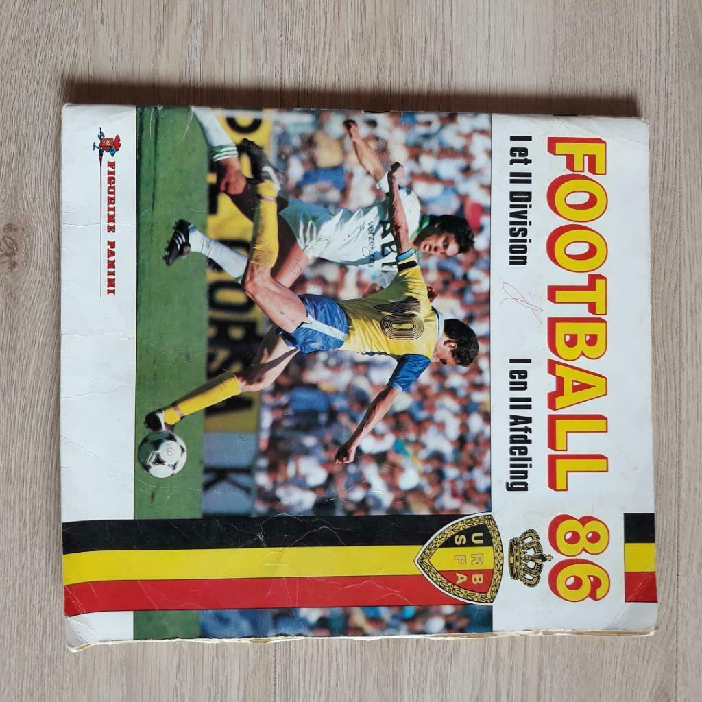 PANINI BELGIUM D1 SEIZOEN 85-86, Ophalen of Verzenden, Gebruikt, Poster, Plaatje of Sticker