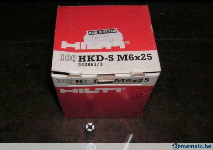Boulons d'ancrage et Chevilles femelle à frapper - Hilti, Bricolage & Construction, Enlèvement, Neuf