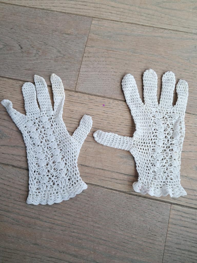 Gants de communion vintage XXS-S, Enlèvement ou Envoi