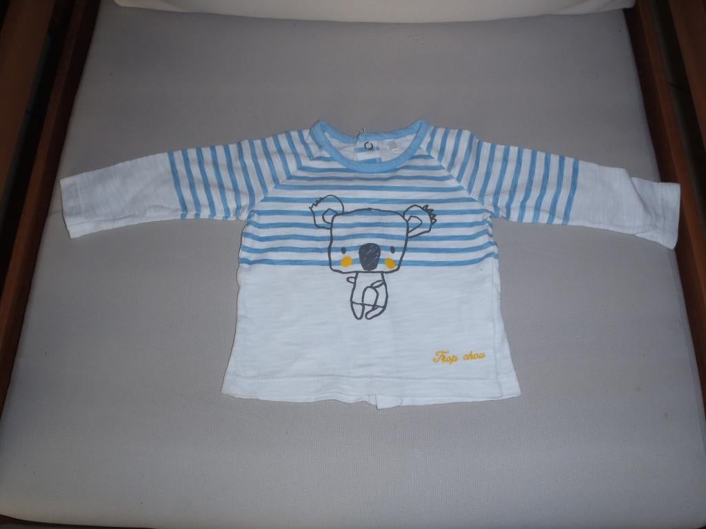 t-shirt longues manches taille 56, Enlèvement ou Envoi, Comme neuf, Garçon, Pull ou Veste