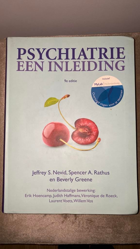 Psychiatrie, een inleiding, met MyLab NL toegangscode, Livres, Livres scolaires, Néerlandais, Enlèvement ou Envoi