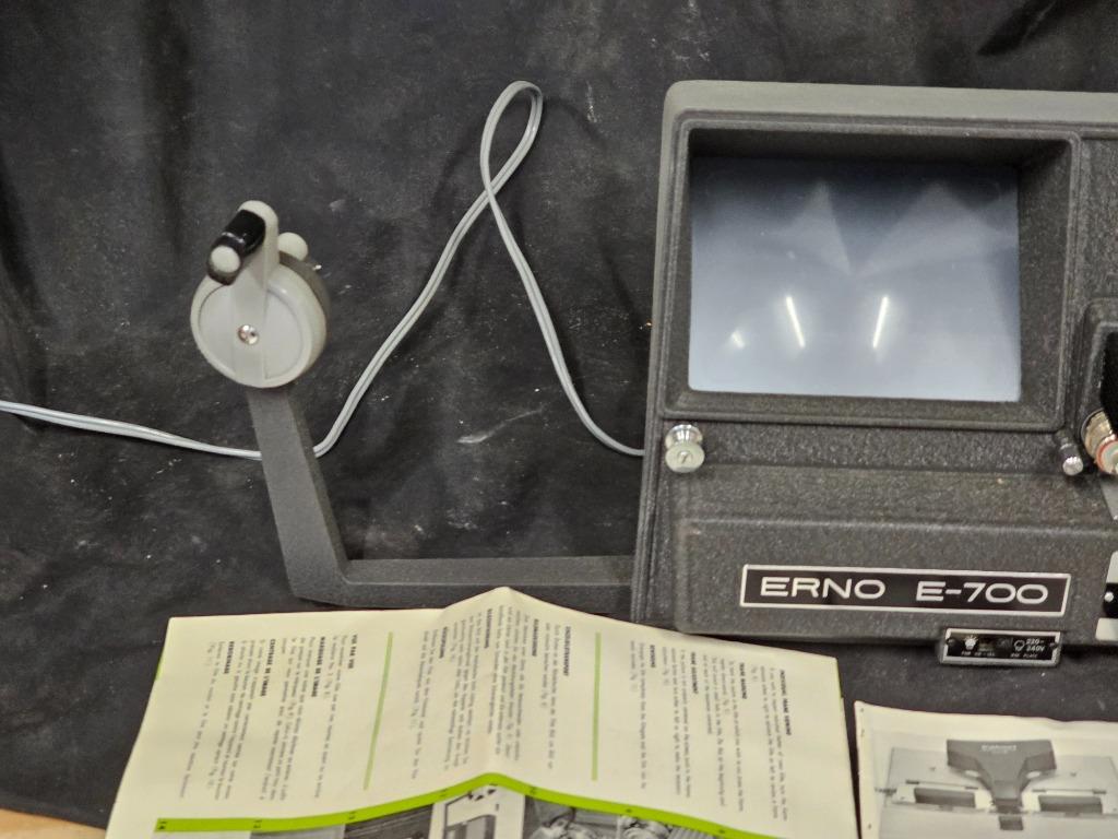 Erno E-700 DUAL-8 (alle 8mm films), Ophalen