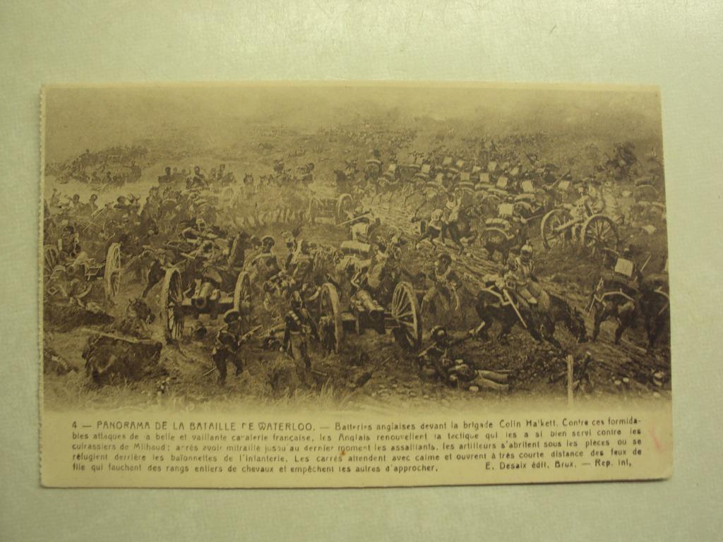 52967 - LA BATAILLE DE WATERLOO - BATTERIES ANGLAISES, Collections, Envoi