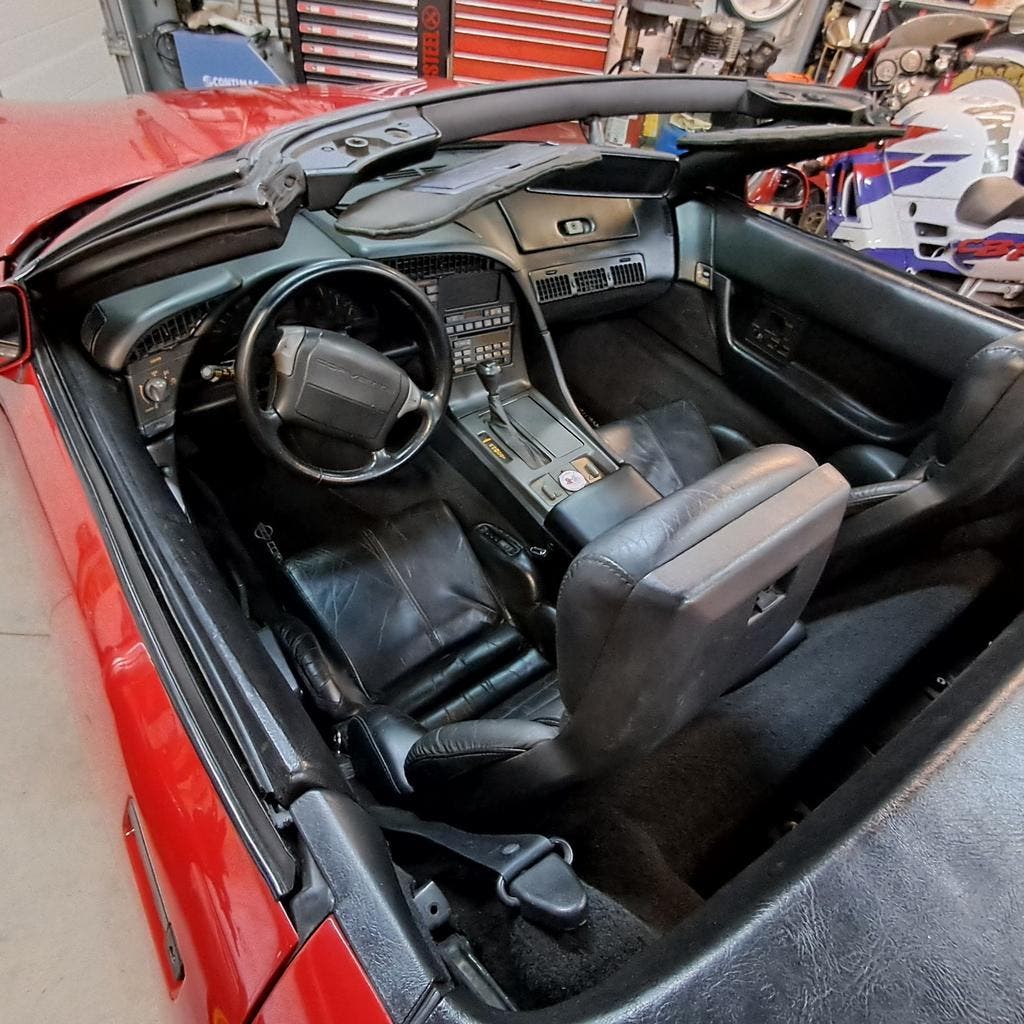 Corvette C4 Cabrio 1991 60000 miles, foto 11