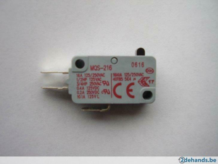 microschakelaar  mqs-216 125/250vac 125vac 250vac, Enlèvement ou Envoi, Neuf, Autres types