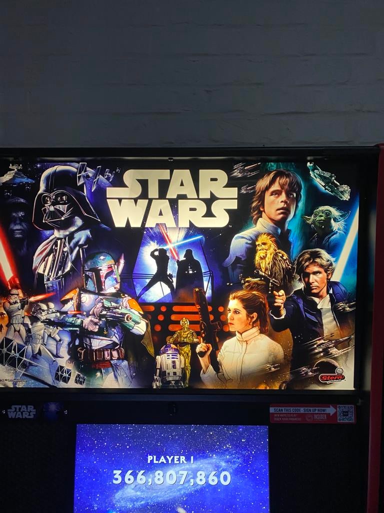 STAR WARS PRO STERN, Verzamelen, Automaten | Flipperkasten, Ophalen, Zo goed als nieuw, Stern