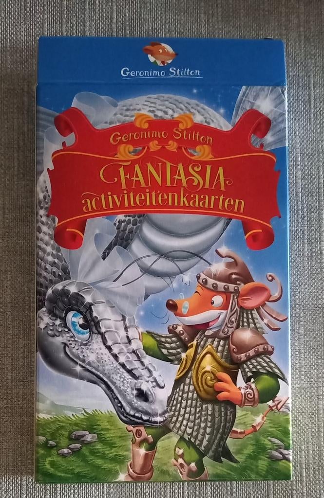 Geronimo Stilton activiteitenkaarten (denkpuzzeltjes), Een of twee spelers, Ophalen, Nieuw