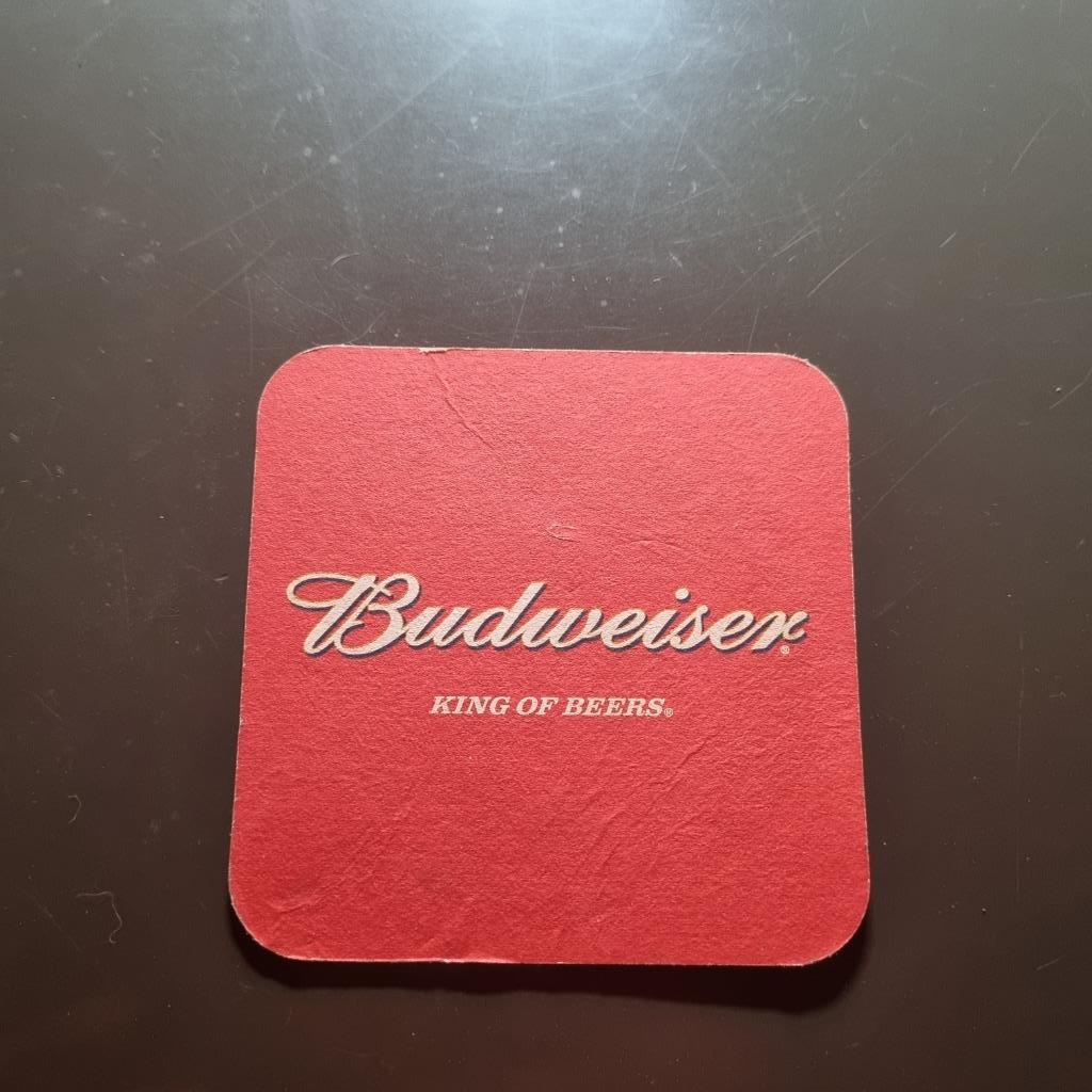 Sous Bock Budweiser (modèle 2), Ophalen of Verzenden, Gebruikt, Viltje(s), Overige merken