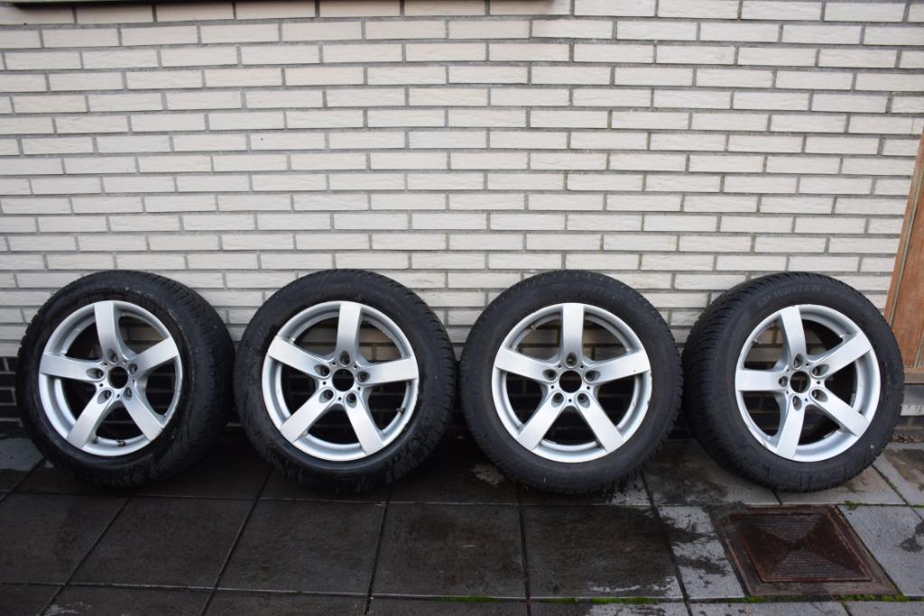 jeu de pneus d'hiver Dunlop sur jantes en aluminium BMW, Pneus hiver, Véhicule de tourisme, 17 pouces, Enlèvement