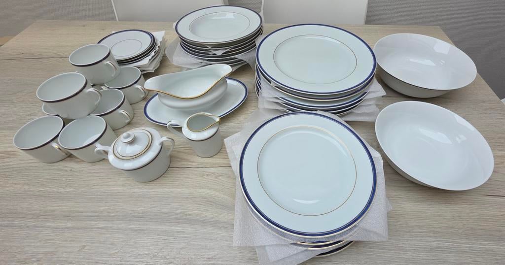 Bernardaud Limoges porselein Service /Nuage Azur, Enlèvement