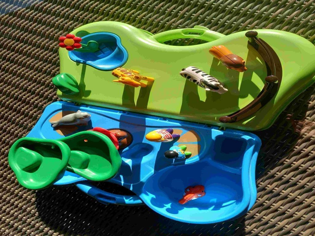 Playmobil Meeneem dierentuin met waterpartij, Ophalen, Zo goed als nieuw, Complete set