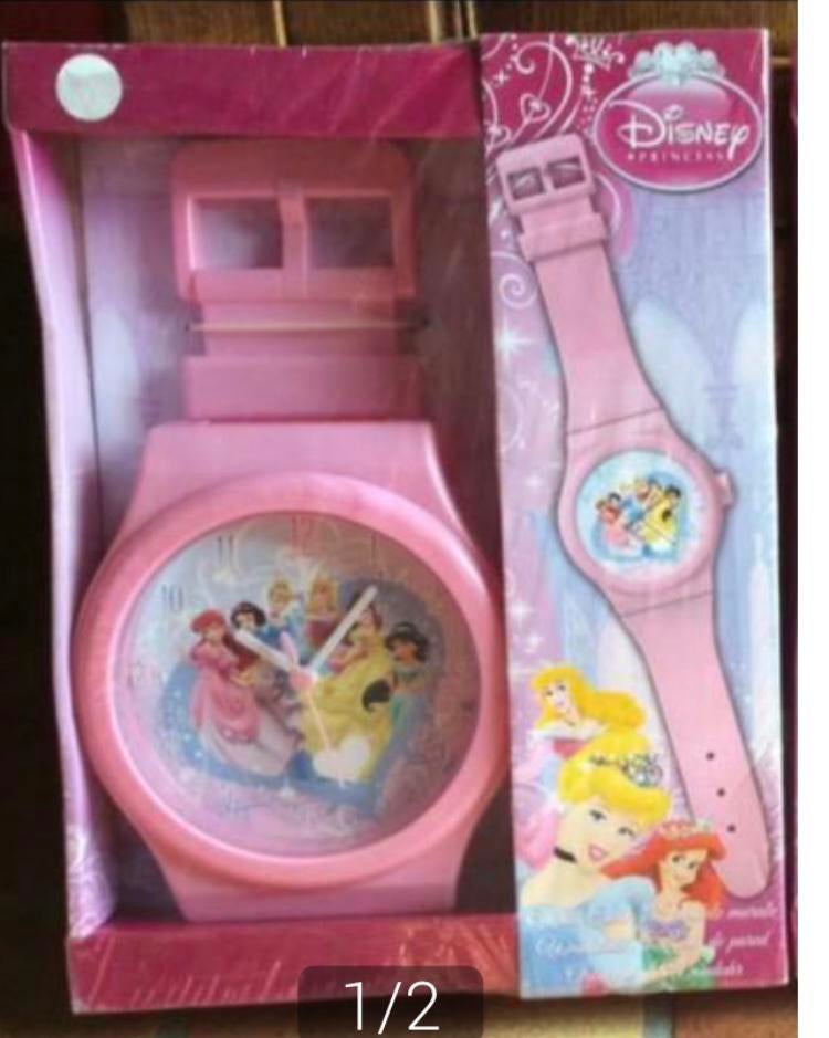 Grande horloge/montre en forme de princesses., Enfants & Bébés, Enlèvement ou Envoi, Neuf