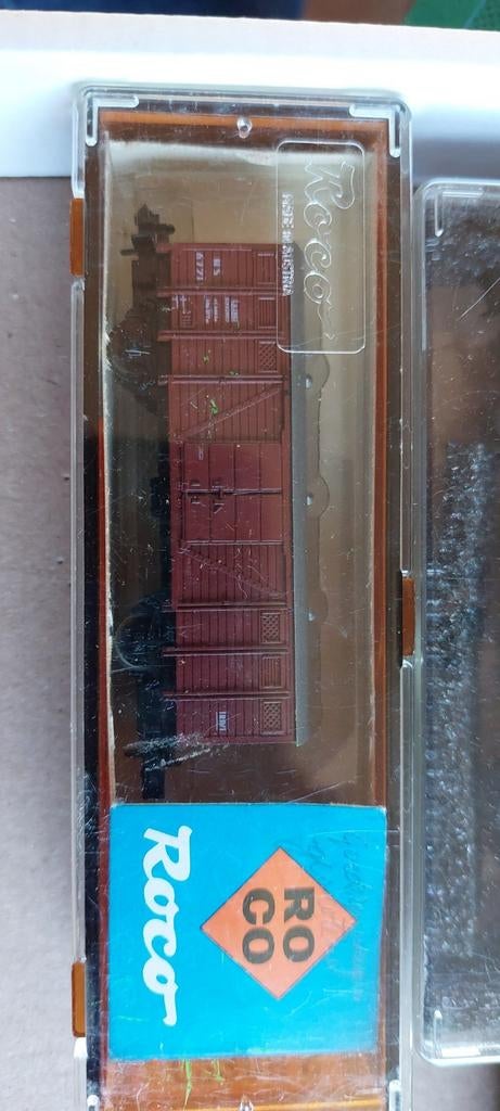 NLK 0327 NS GESLOTEN GOEDEREN WAGON 1/160, Gelijkstroom, Verzenden, Wagon, Roco