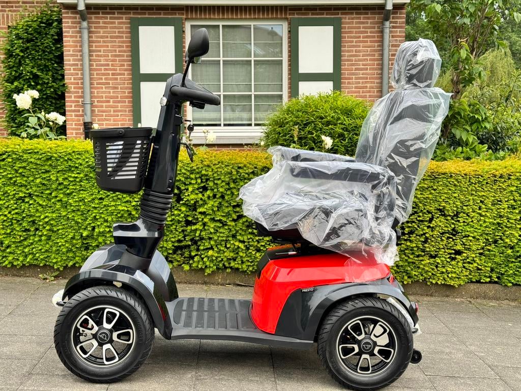 Scootmobiel L & M Presto Voiturette électrique ( etat neuf ), Enlèvement ou Envoi, Pliant, Comme neuf, Fauteuil roulant électrique