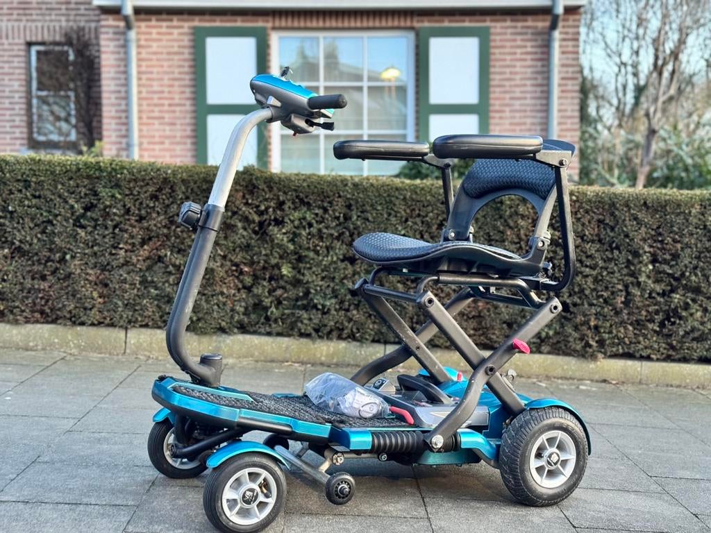 Voiturette électrique pliable Skyline Brio Scootmobiel lège, Enlèvement ou Envoi, Pliant, Comme neuf, Fauteuil roulant électrique