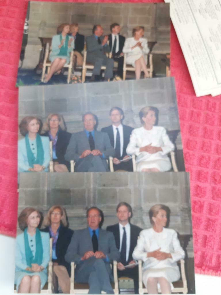 Foto's Koningin Paola en Koning Albert II bezoek Gent, Ophalen of Verzenden, Gebruikt, Kaart, Foto of Prent