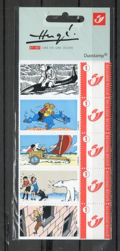 duostamps sous blister : Tintin - Hergé, une vie une oeuvre, Enlèvement