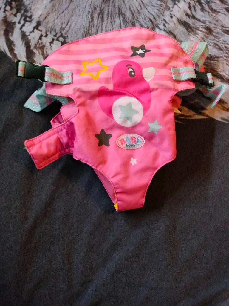 Poppen draagzak buik en rug van baby born, Ophalen