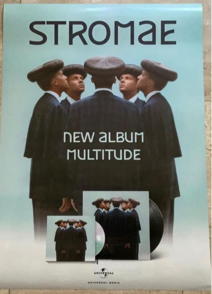 PROMO POSTER RECTO/ VERSO OFFICIEL - STROMAE - MULTITUDE, Neuf, Rectangulaire vertical, Musique, Affiche ou Poster pour porte ou plus grand