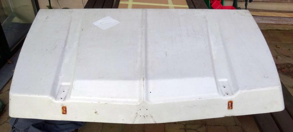 Bonnet Mehari, Enlèvement, Avant, Citroën, Capot moteur