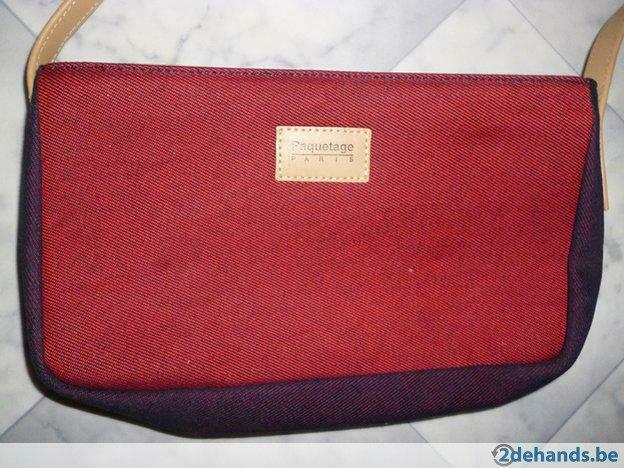 Handtas Rood/blauw jeansuitvoering NIEUW, Handtassen en Accessoires, Tassen | Damestassen, Nieuw