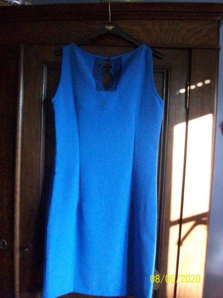 JURK "SIGNE NATURE", Maat 38/40 (M), Blauw, Ophalen of Verzenden, Knielengte