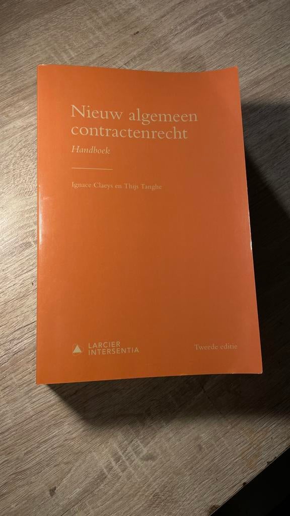 VERKOCHT - Nieuw algemeen contractenrecht handboek, Ophalen, Nieuw, Overige niveaus, Overige vakken