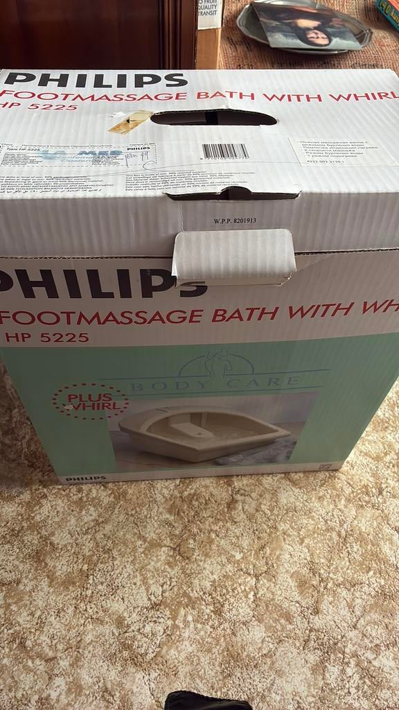 Bain de pieds Philips, Sports & Fitness, Produits de massage, Enlèvement, Comme neuf