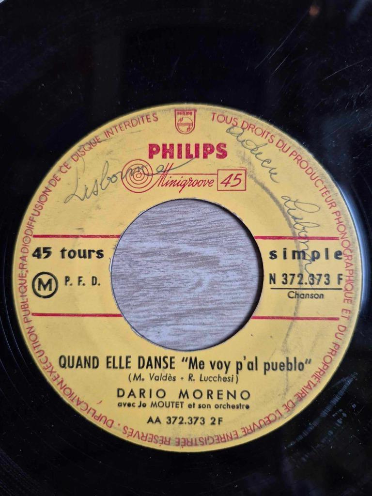 Singel Dario Moreno, Enlèvement ou Envoi