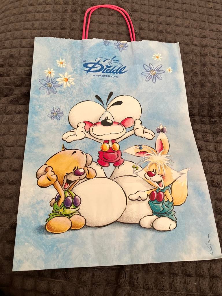 Grand sac en papier diddl,  pimboli et mimihopps, Enlèvement ou Envoi, Diddl