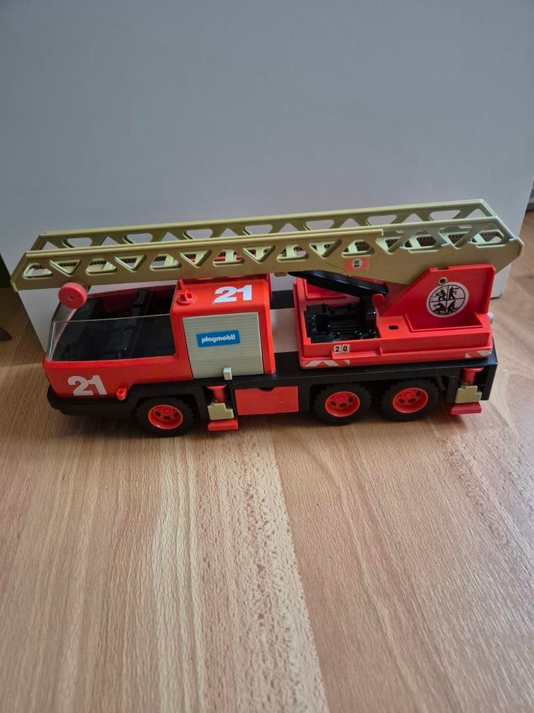 Playmobil vintage brandweerwagen, Ophalen of Verzenden, Gebruikt, Los Playmobil