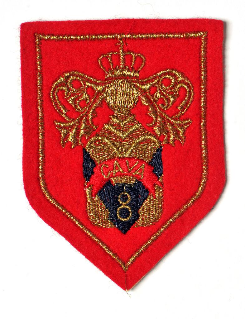 8Linie - geborduurde badge, Verzamelen, Verzenden, Landmacht, Embleem of Badge