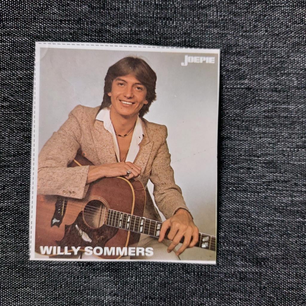 Sticker Willy Sommers, Verzamelen, Ophalen of Verzenden, Zo goed als nieuw