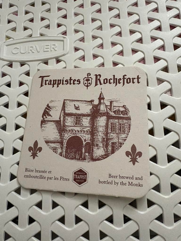Dous bloc Trappistes de Rochefort, Enlèvement ou Envoi, Utilisé, Sous-bock