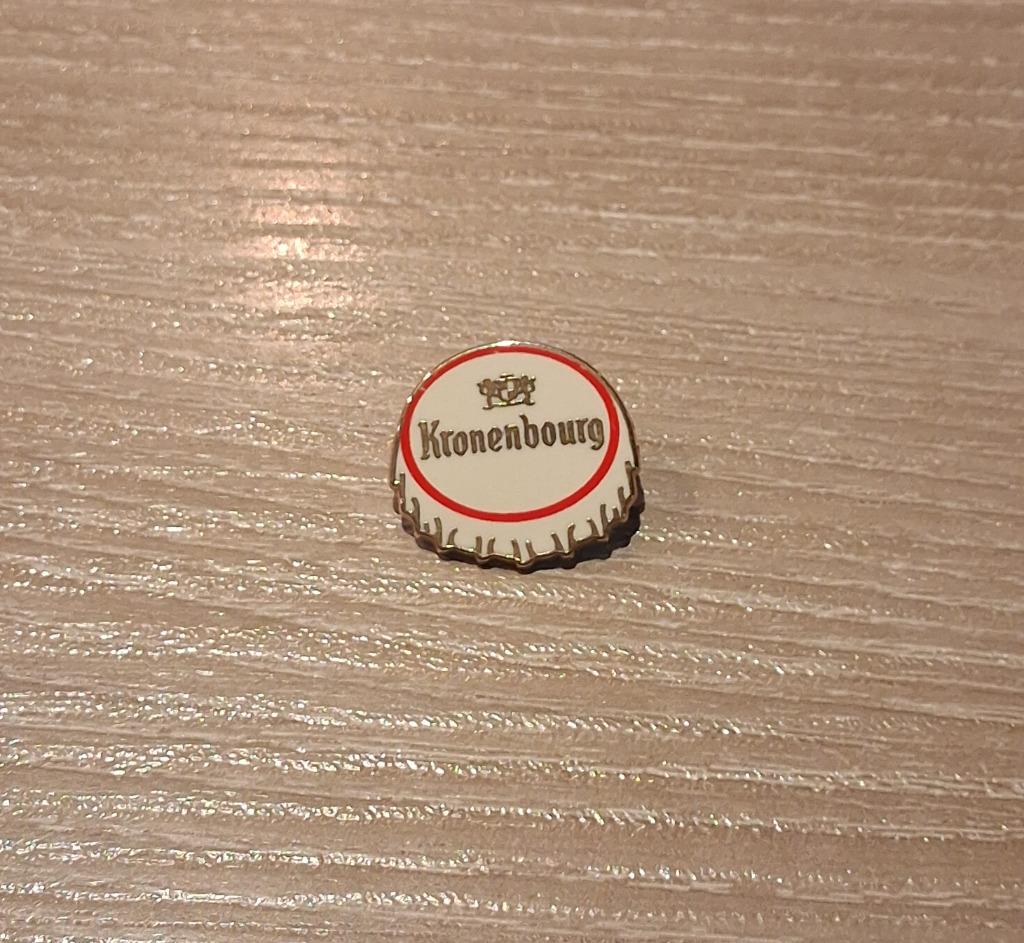 PIN - KRONENBOURG - KRONENBURG - BIER - BIÈRE - BEER, Collections, Envoi, Utilisé, Marque, Insigne ou Pin's